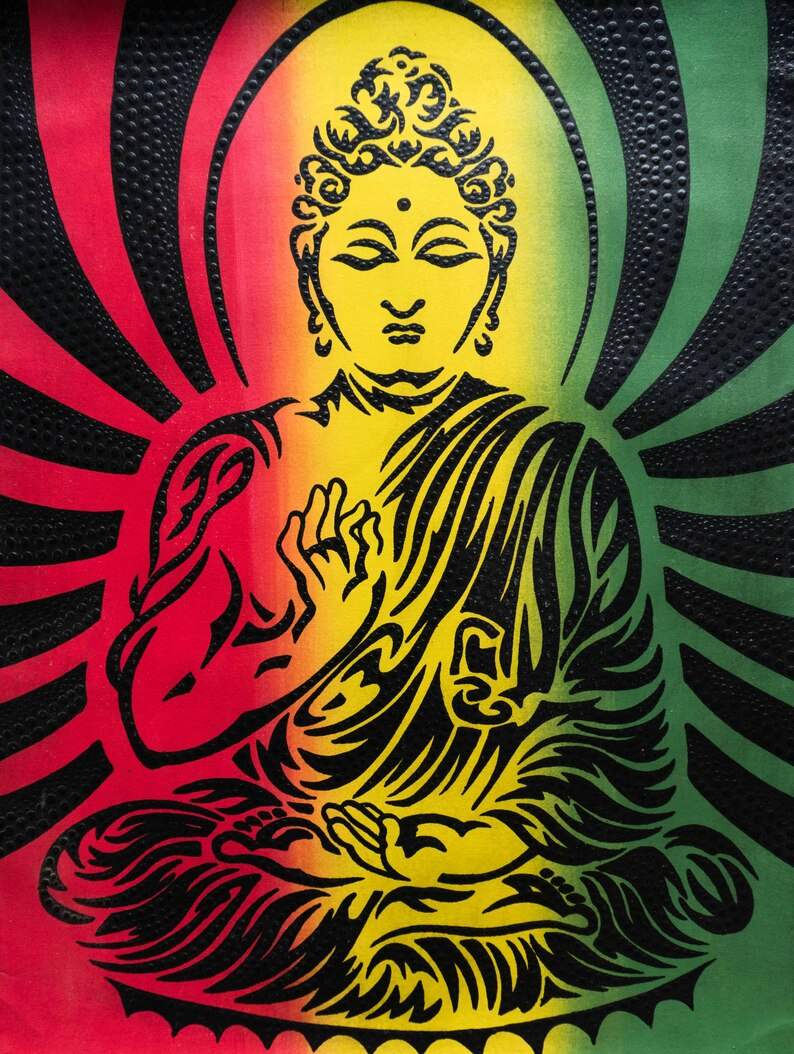 Dotwork Meditating Buddha