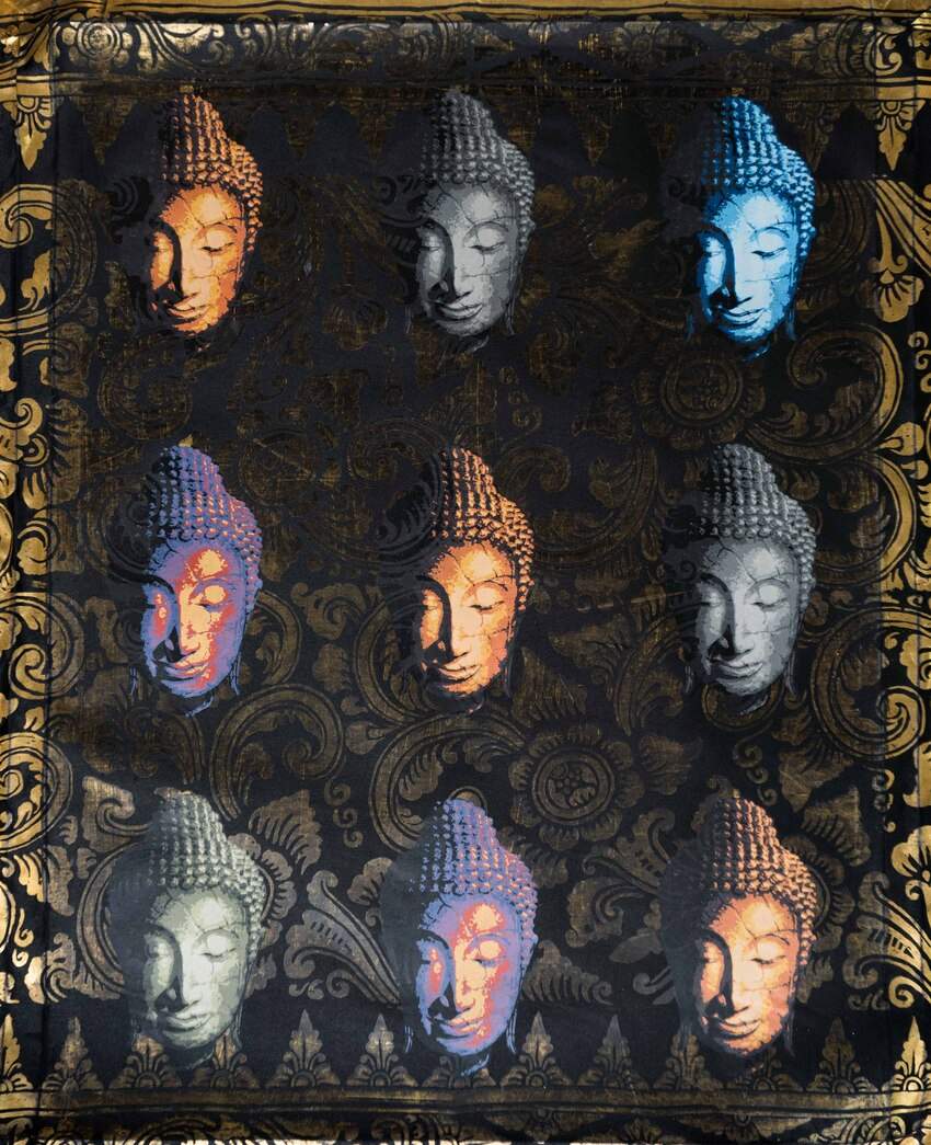 Pop Art Buddha Painting