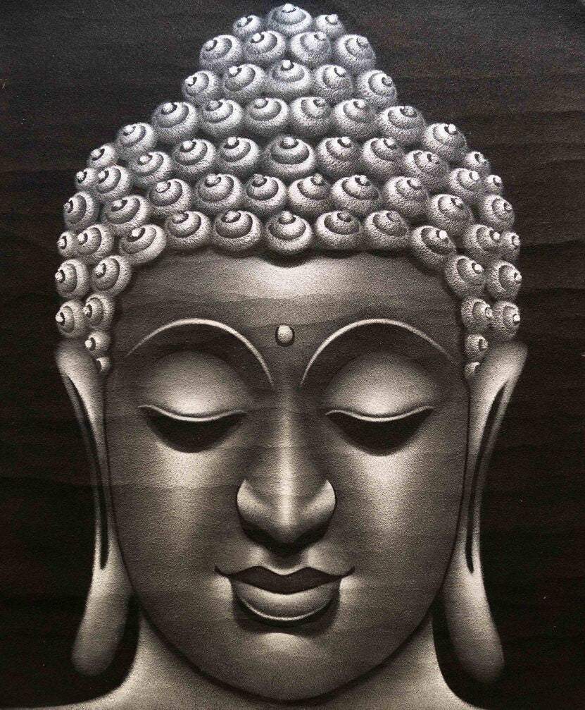 Black Buddha Head