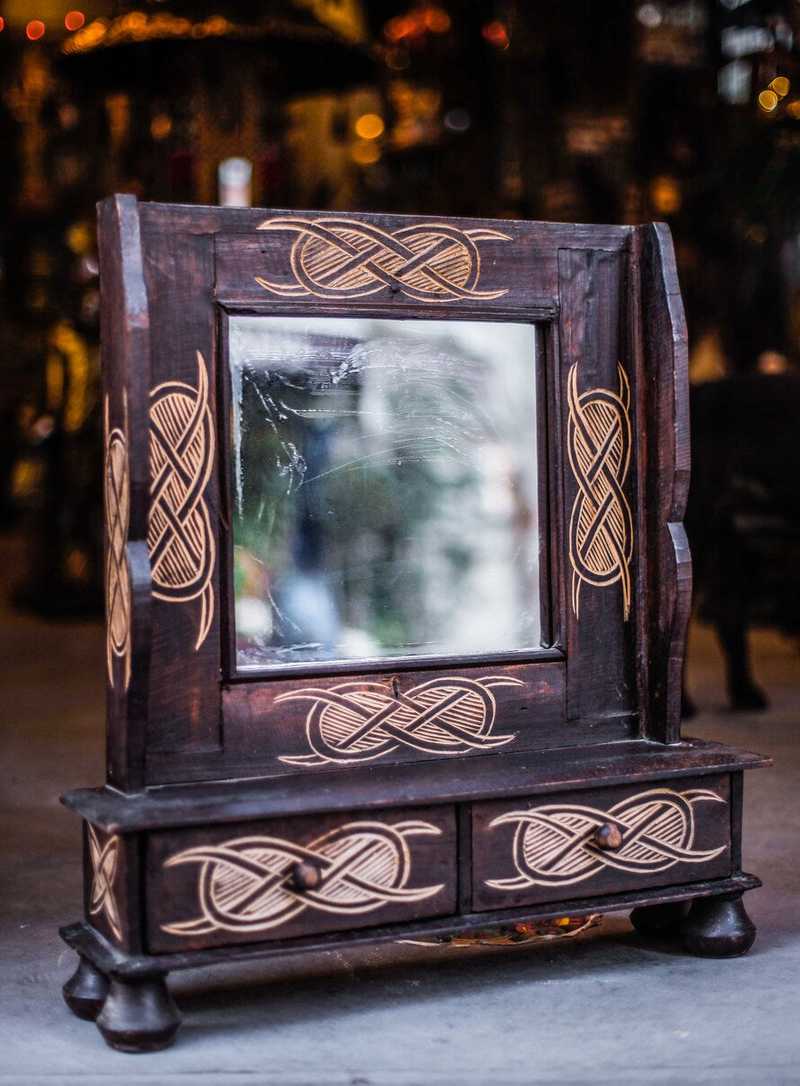 Handcrafted Make up Mirror
