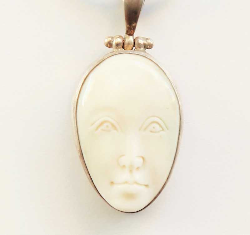 Bone Carving Pendant