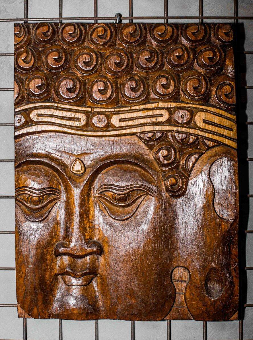 Buddha Panel Brown