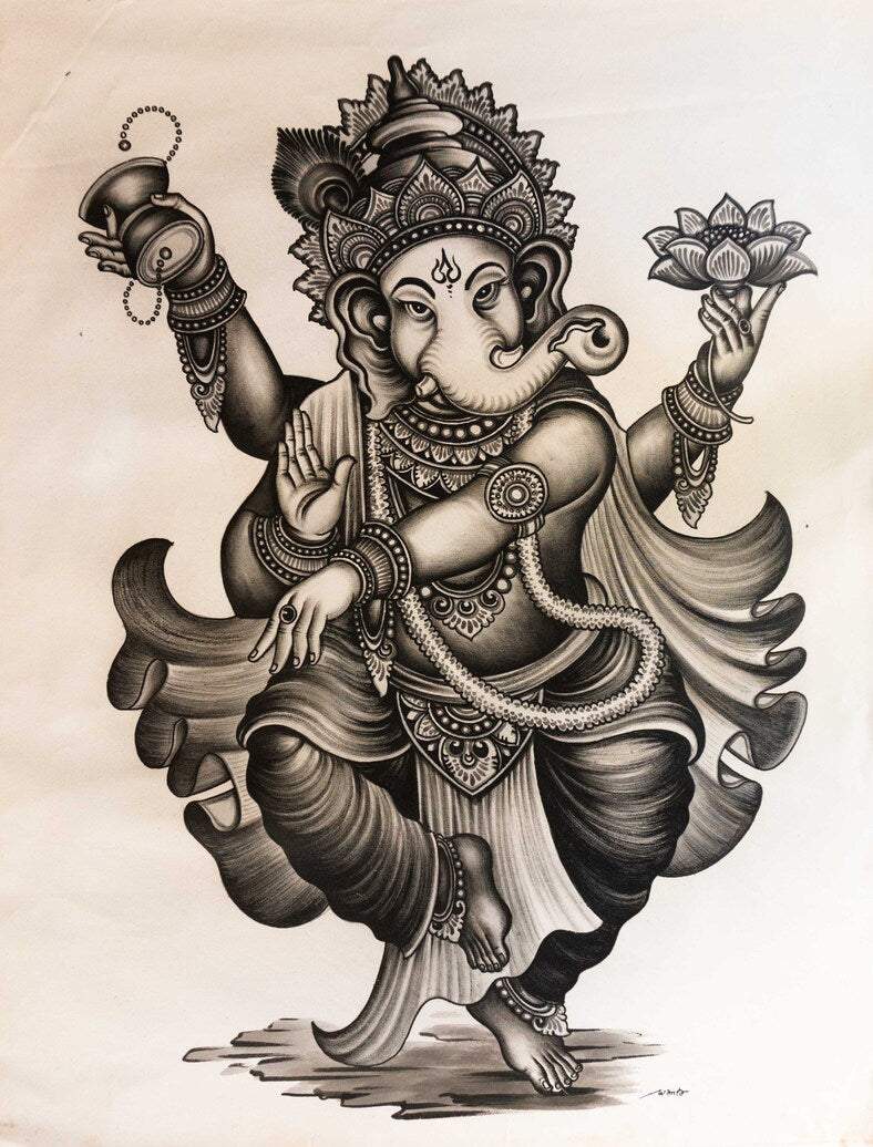 Lord Ganesha Painting