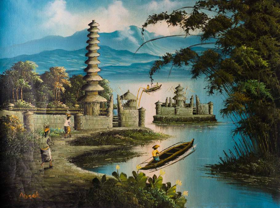 Village Temple Painting