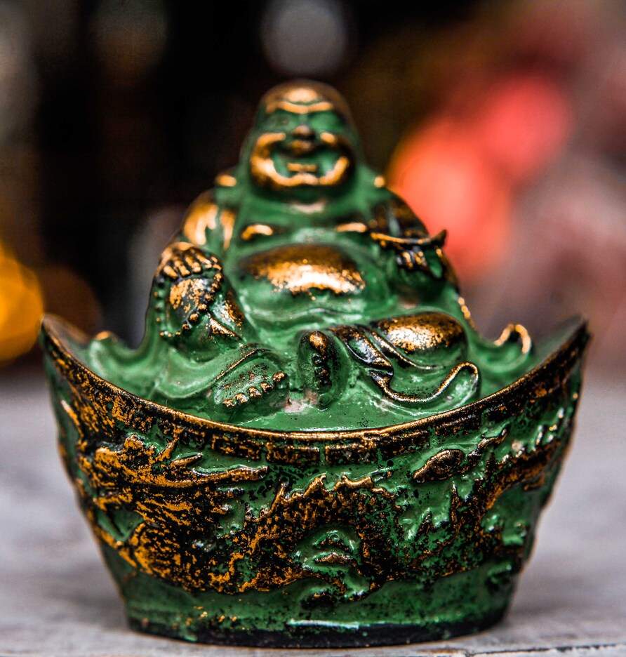 Happy Buddha Green