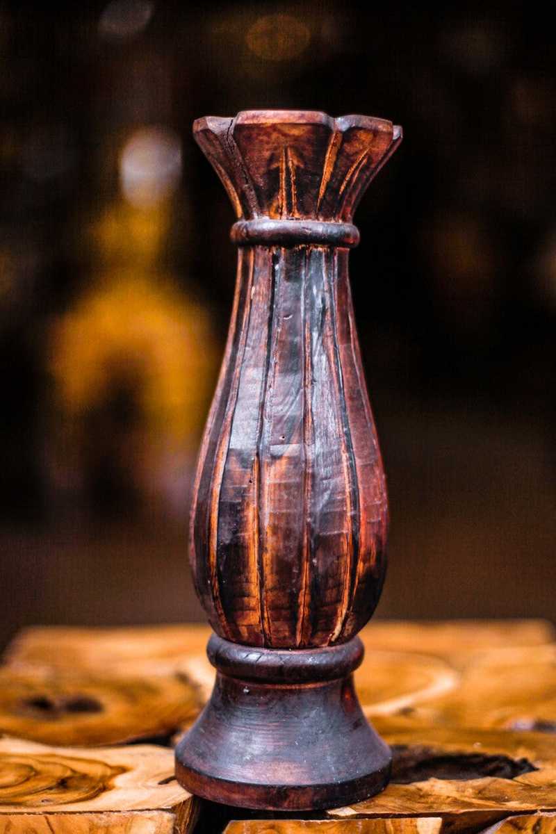 Candle Holder Brown
