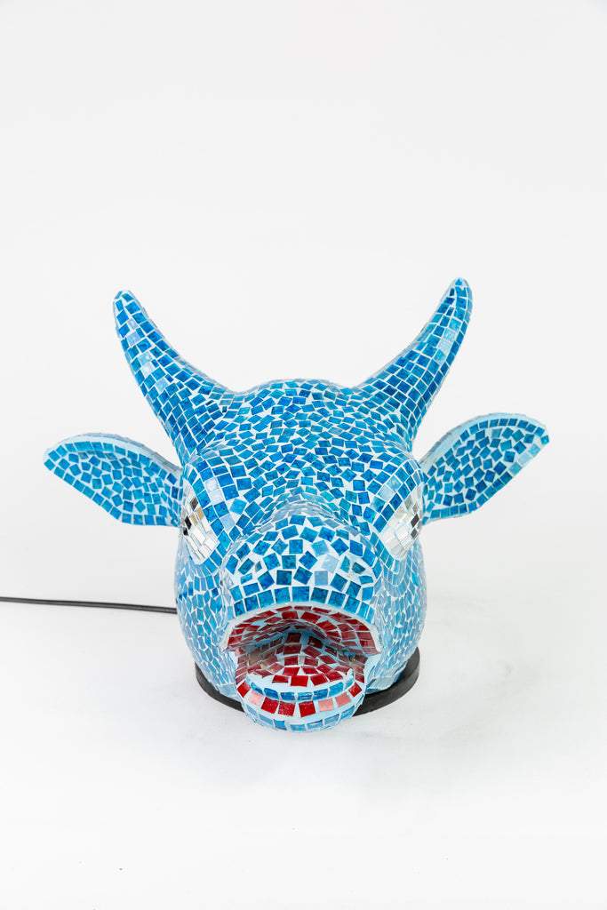 Lumino Cow Head Blue